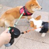 Double Dog Leash Lead 360°No Tangle Heavy Duty Retractable Pet