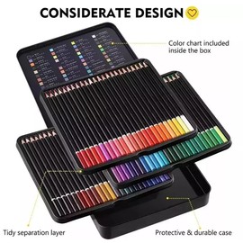 Unbranded Premier Colored Pencils   72 Pack - Drawing Artist Kit BEST SELLER Free Shipping