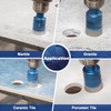 Dry Diamond Drill Bit Set,BRSCHNITT 2pcs 4/5 Inch Hole Saw