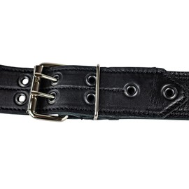 Sawtooth Dark Star 3” Wide Leather Guitar Strap Hand Crafted in The U.S.A. (ST