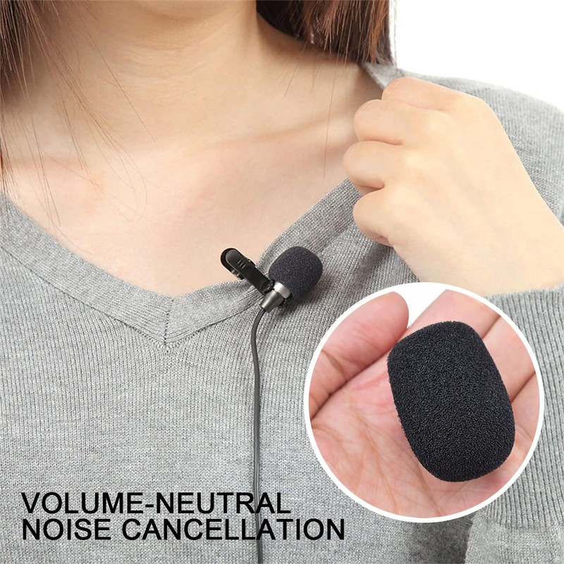 Pack of 10 Pop Protection Microphone, Microphone Windscreen, Lavalier Windscreen,