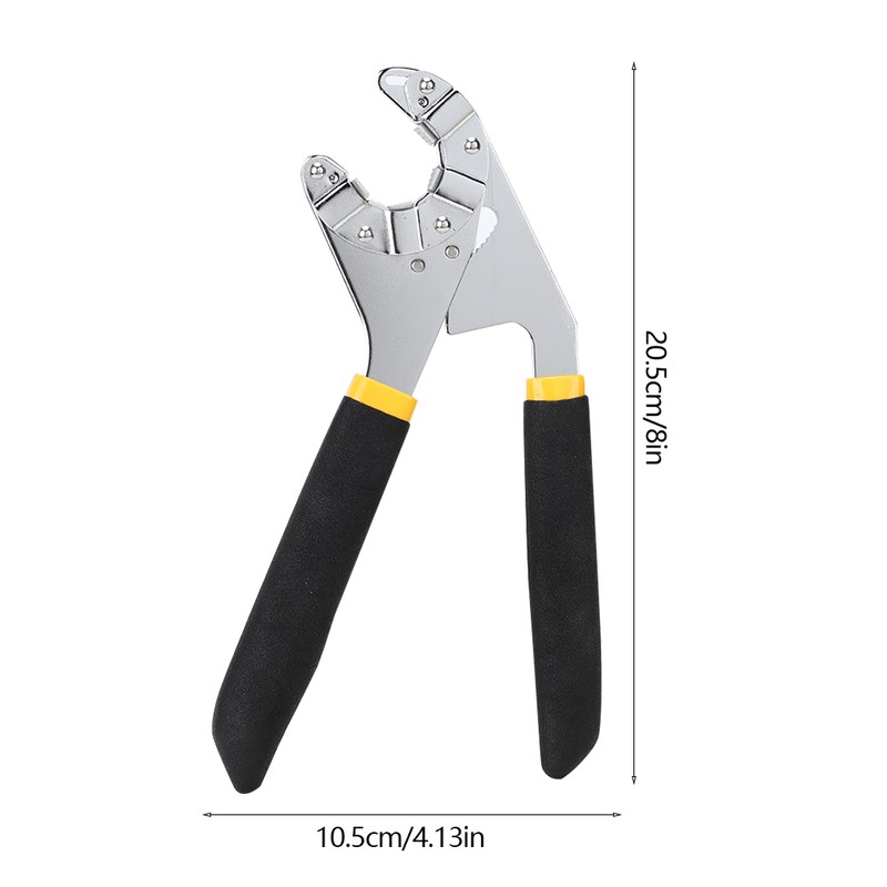 8 Inch Multifunction Universal Wrench Adjustable Hex Spanner Grip Pliers