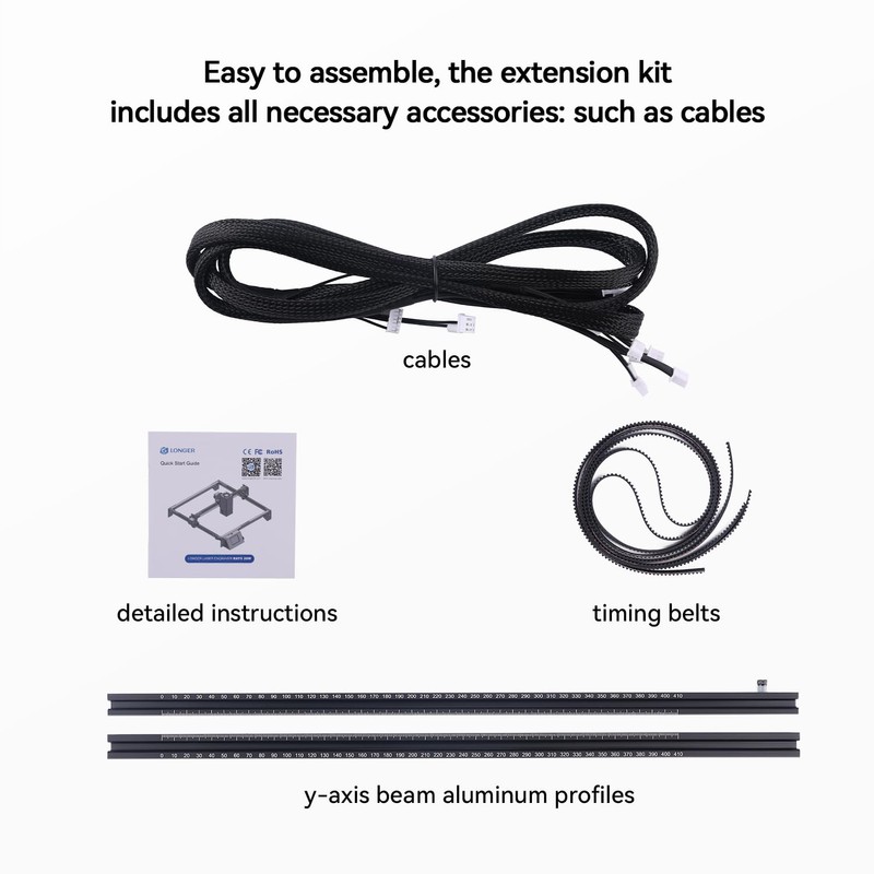 LONGER New Model Y-Axis Extension Kit for RAY5 5W/10W/20W Laser