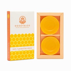 BoobyBuds Natural Beeswax Nipple Shields – Nipple Protectors - Beeswax Nursing Cups-Beeswax Nipple Covers for Breastfeeding - Safe for Baby and Mom