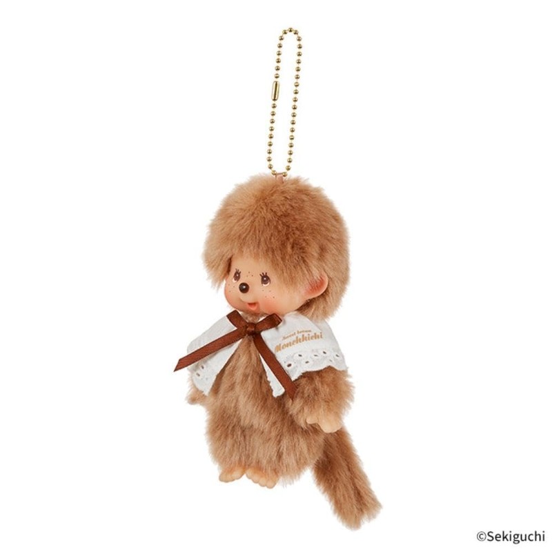Sekiguchi Sweet Brown Series Monchhichi Keychain 203321