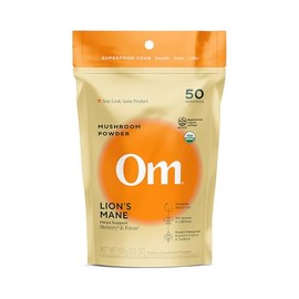 Om Organic Mushroom Nutrition Lions Mane Memory, Focus, Nerve Health, 50 servings, 3.57oz, 100 grams                                                  