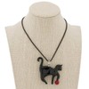 Glass Of Venice Black Murano Glass Cat