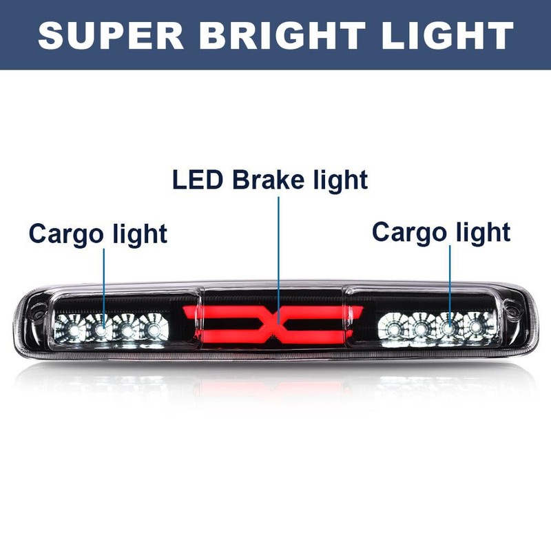 PIT66 3rd Brake Light Compatible with Chevy Silverado 1500 2500