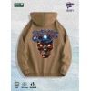 Cosmic Skull Graphic Hoodie 100% Cotton US Warehouse 7 ColorsColor: