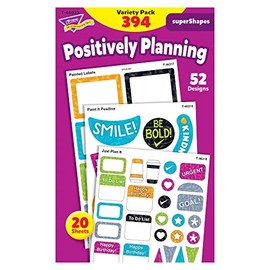 Color Harmony Positively Planning superShapes Stickers - Large, 394 Count