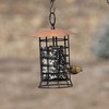 Songbird Essentials Copper Roof Suet Log Feeder