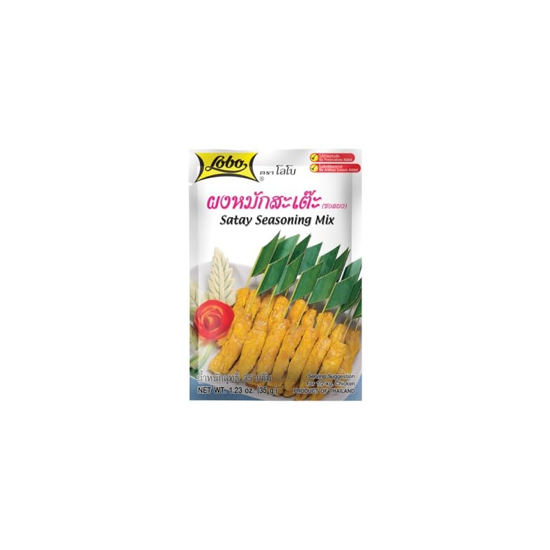 Thai Satay Seasoning Mix 100g lobo Brand