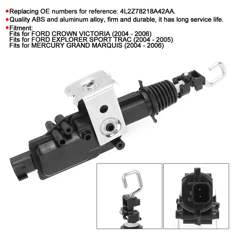 Door Latch Lock Actuator Motor 4L2Z78218A42AA Fits for Ford Crown/Explorer