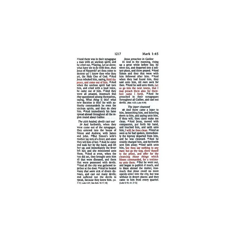 KJV Large Print Compact Reference Bible