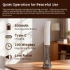watchget Milk Frother Wand Handheld, Rechargeable Drink Mixer, 3-Speed Adjustable,