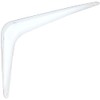 Utility Shelf Bracket 6 by 8 Inch White