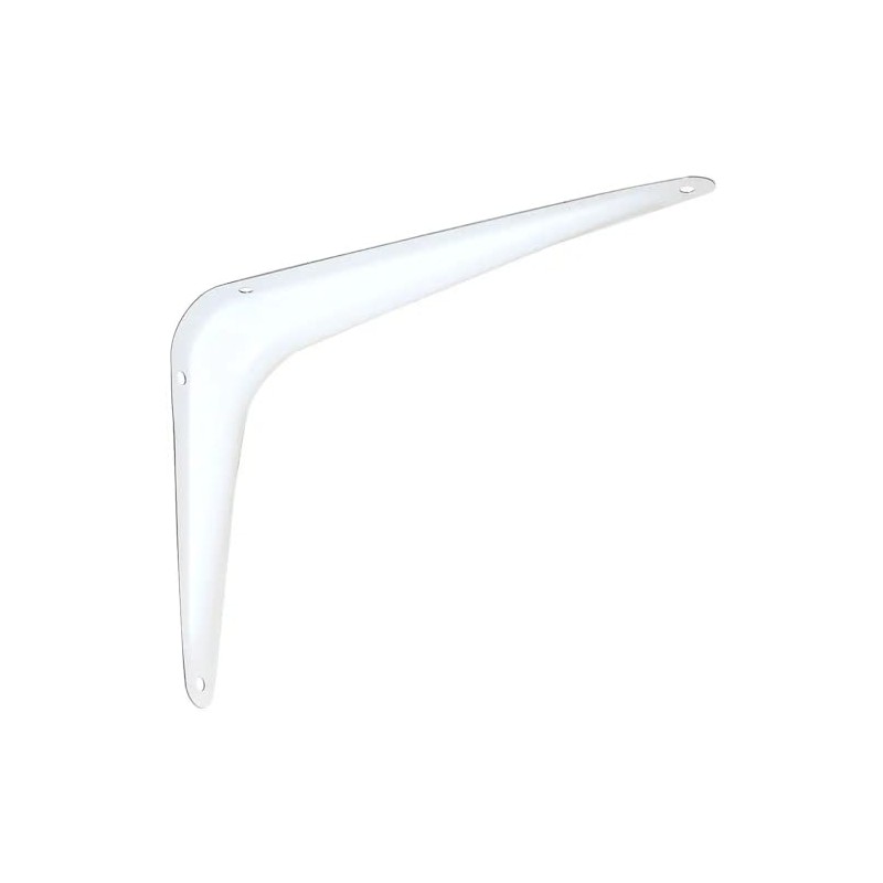 Utility Shelf Bracket 6 by 8 Inch White