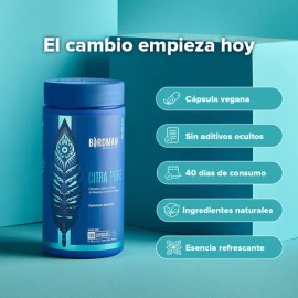 Birdman Citrato de Magnesio 400 mg | Sin Aditivos | 40 Porciones | 120 Cápsulas