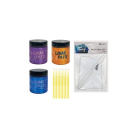 Simon Hurley Lunar Paste Bundle - Crown Me, No Diving, and Guppy Paste - Includes 1 Palette Knife and 2 Scrapers - with Trebbies Detail Sticks