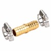 Green Thumb 5/8" Metal Garden Hose Repair Couplings with Clamps (14)
