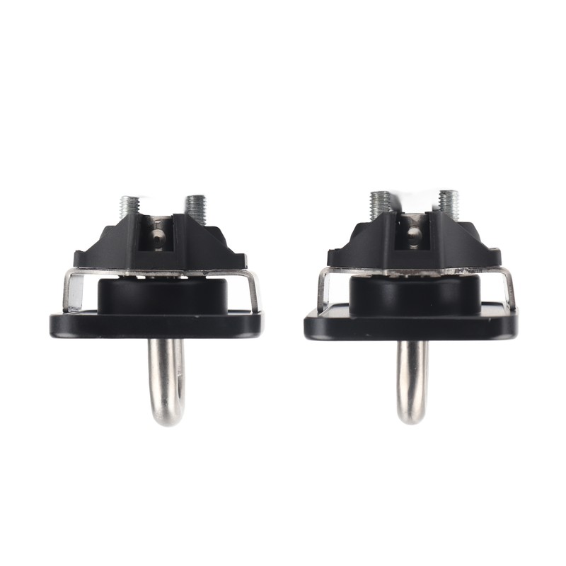 2pcs Stainless Steel Bull Ring Truck Bed Side Tie Down