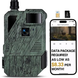 Cellular Game Trail Camera Solar, Outdoor Wildlife Motion Camera with 0.3s Trigger, Hunting Cameras with Low Glow Night Vision Waterproof, Live Feed to Phone, 1080P HD Video, No WiFi Needed - Color: Space Gray