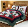 Happy Christmas 3-Piece Quilt Bedding Set, Coverlet Bedspread (Happy Christmas,