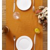DAPU Pure Linen Table Runners, 40×180cm, 100% French Flax Decorative