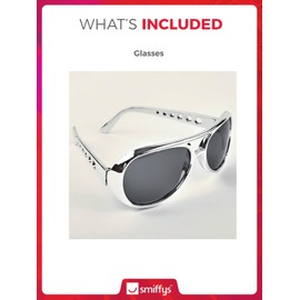 Elvis Glasses Silver