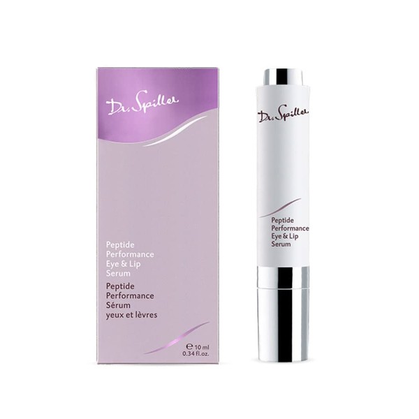 Dr. Spiller Peptide Performance Eye & Lip Serum | Prevents Eye Shadow | With Hyaluronic Acid | Cooling Effect by Roll-on | 10 ml