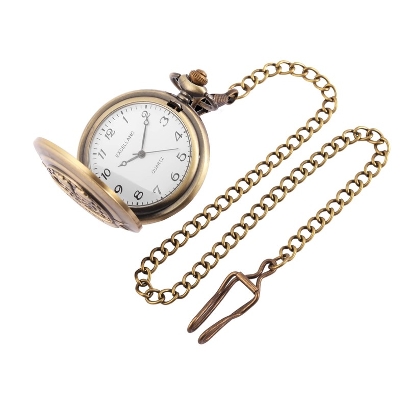 Excellanc Munich 4000028 Pocket Watch with Chain Unisex Analogue Quartz,