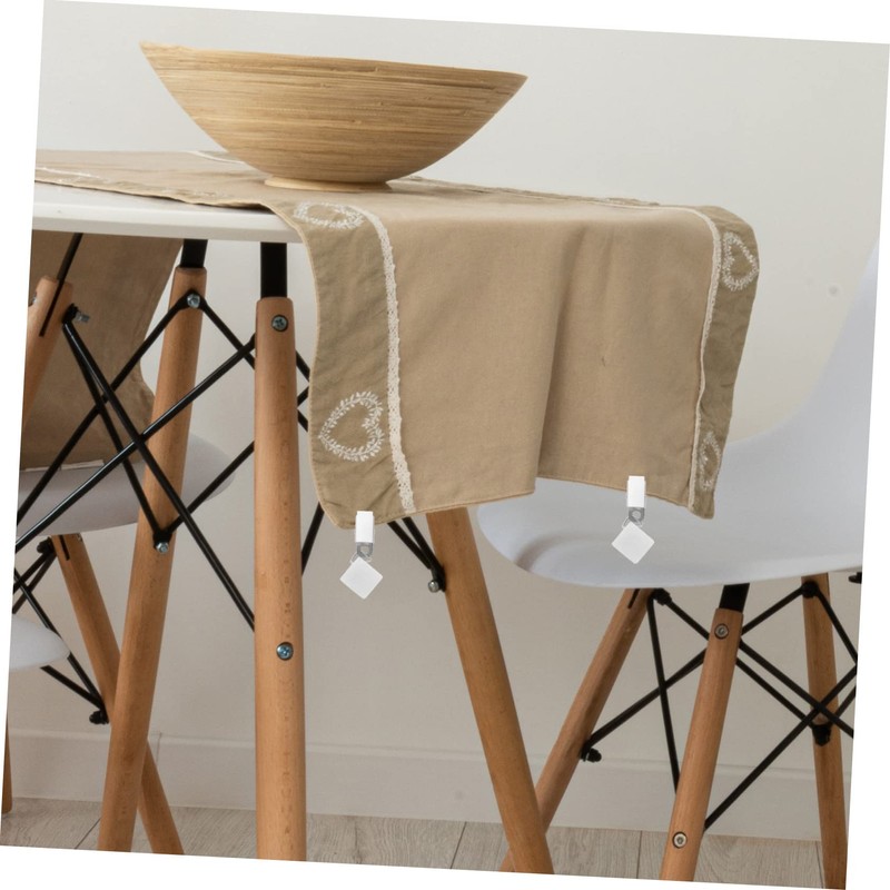 CIYODO 4pcs Tablecloth Weights Windproof Clips for Picnic Fitted Table