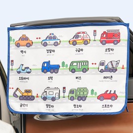 BEBEDECO Magnetic Car Sun Shade Curtain for Side Window – Sun Blocker and UV Protector for Baby, Kids, and Pets – Universal Fit with Built-in Magnets for Steel-Framed Door (Magnet-New Cars)