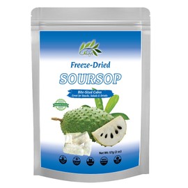 CHAVI Freeze-Dried Soursop - 2 Oz - Healthy 1 Ingredient Superfood - No Added Sugars or Preservatives - Non-GMO, Vegan, Gluten-Free