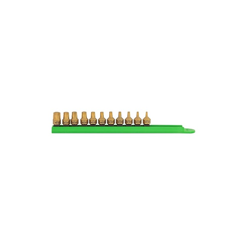 Mayhew Tools 16003 Low-Profile Dual Drive Bit Set, Torx, 11-Piece