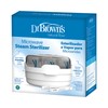 Dr. Brown's Microwave Steam Sterilizer for Baby Bottles, Nipples, Bottle