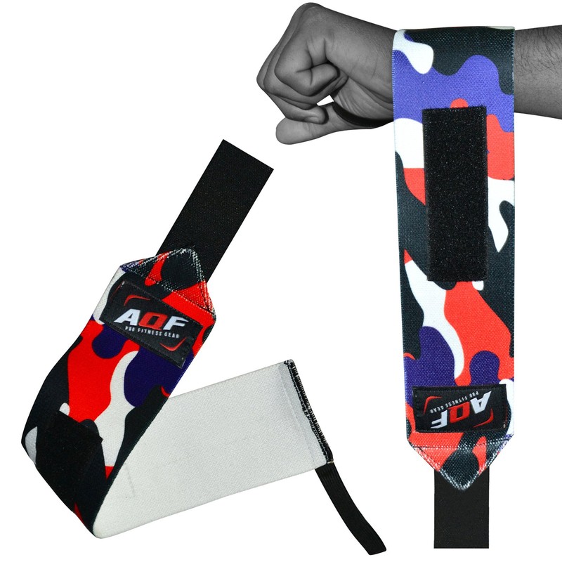 AQF Power Weight Lifting Wrist Wraps Supports Gym Training Fist