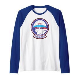 American Marauder: 501st Airborne Geronimo Raglan Baseball Tee