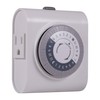 GE 24-Hour Mechanical Outlet Timer with 2 Grounded Sockets -