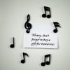 Gadget Master Music Notes Fridge Magnets Set of 6