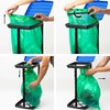 Grizzly Sack Holder Blue Lid Adjustable 120L Refuse Bag Stands