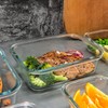 FAWLES 12 Pack Glass Storage Containers with Lids, Leak-Proof Meal
