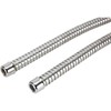 Speedway Motors Stainless Steel Headlight Conduit Set, 12-Inch Polished Two-Piece