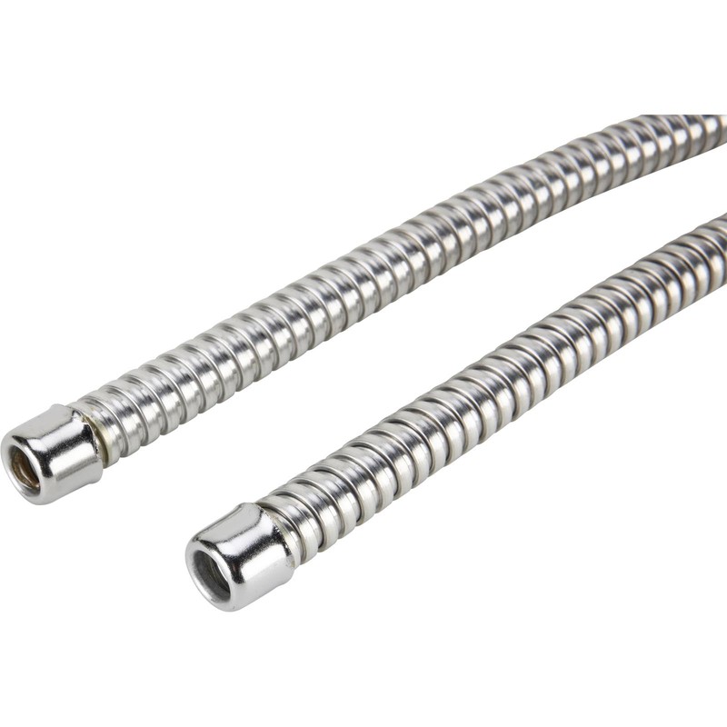 Speedway Motors Stainless Steel Headlight Conduit Set, 12-Inch Polished Two-Piece