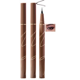 2-Pack Waterproof Classic Black Liquid Eyeliner Pen – Smudgeproof, Long Lasting, Highly-Pigmented, Ultra-Fine Precision Tip for Winged Liner & Eye Art – Quick-Dry Formula