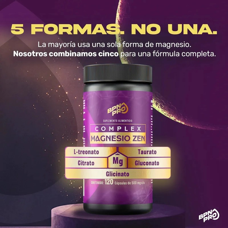 Magnesio Nocturno Complex Zen 360 capsulas para 6 Meses con