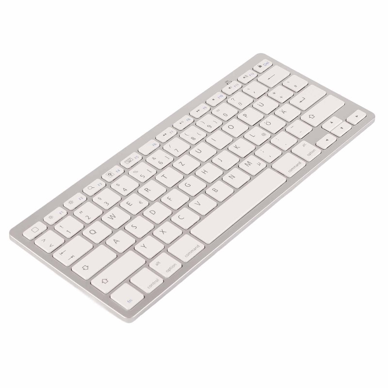 Wireless Keyboard Portable Universal Slim Silent Wireless Bluetooth German Keyboard