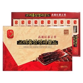 Hansamsu Goryeo Red Ginseng Candied Slices Gold 30g 10 count / 한삼수 고려홍삼정과골드 30g x 10개