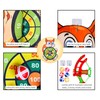 Alastore Kids Dart Board, Animal Cartoon Squirrel Dartboard for Kids