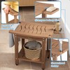 YEFU Shower Chair for Inside Shower: 21" Oversized Non-Slip Waterproof